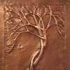 Intertwined Trees Repoussé by Laurie Cox